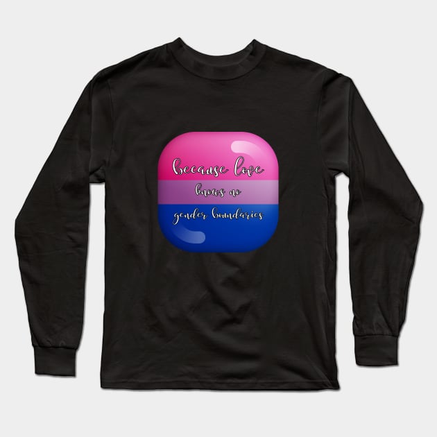 Because love knows no gender boundaries Long Sleeve T-Shirt by UnCoverDesign